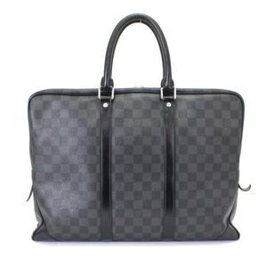 Louis Vuitton Porte Document Voyage Briefcase Business Bag Damier Graphite
